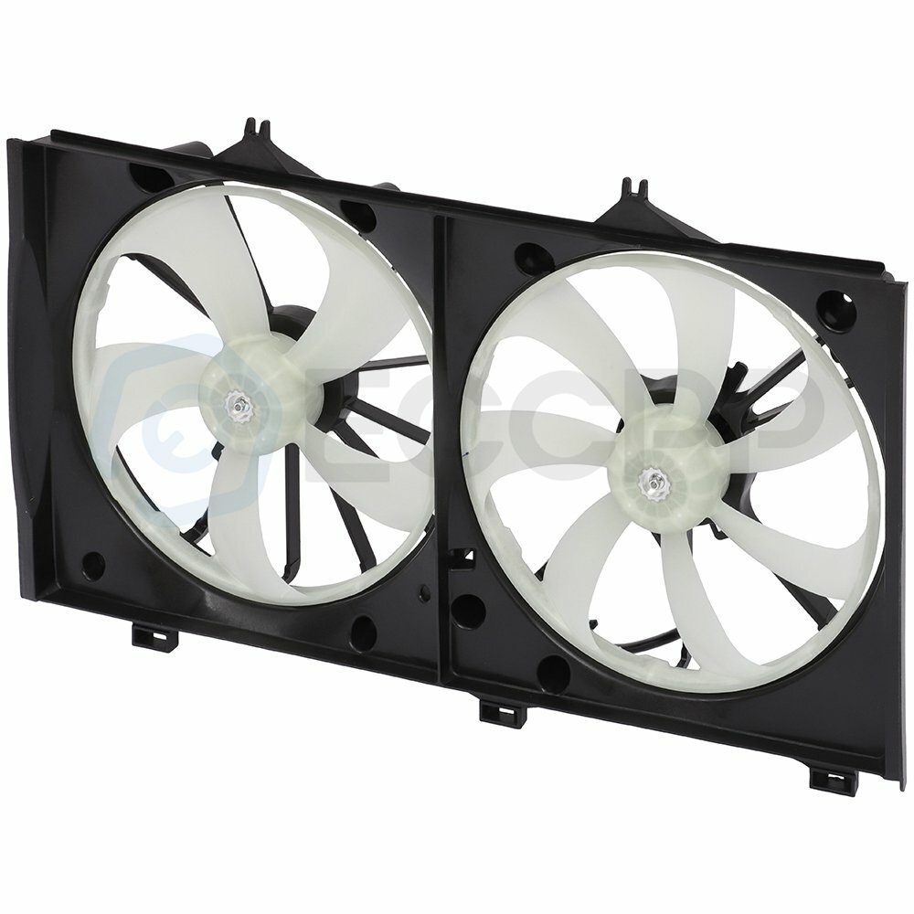 Radiator Condenser Cooling Fan Assembly For 2007 2008 2009-2011 Toyota Camry