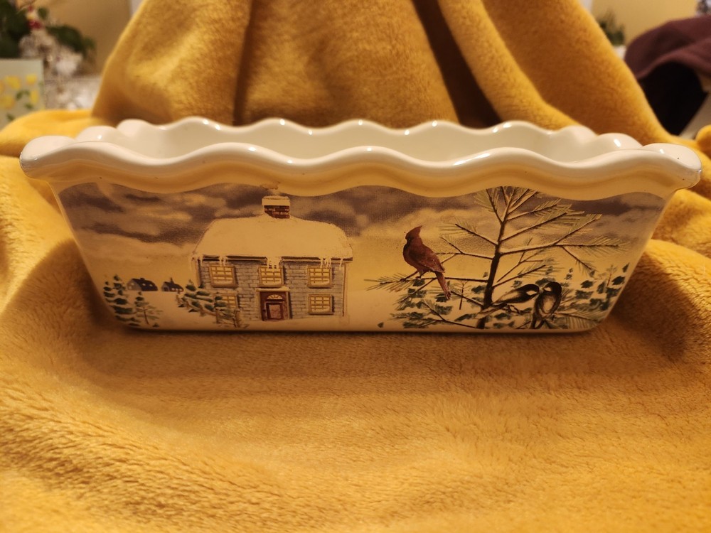Nantucket Holiday Themed Loaf Pan