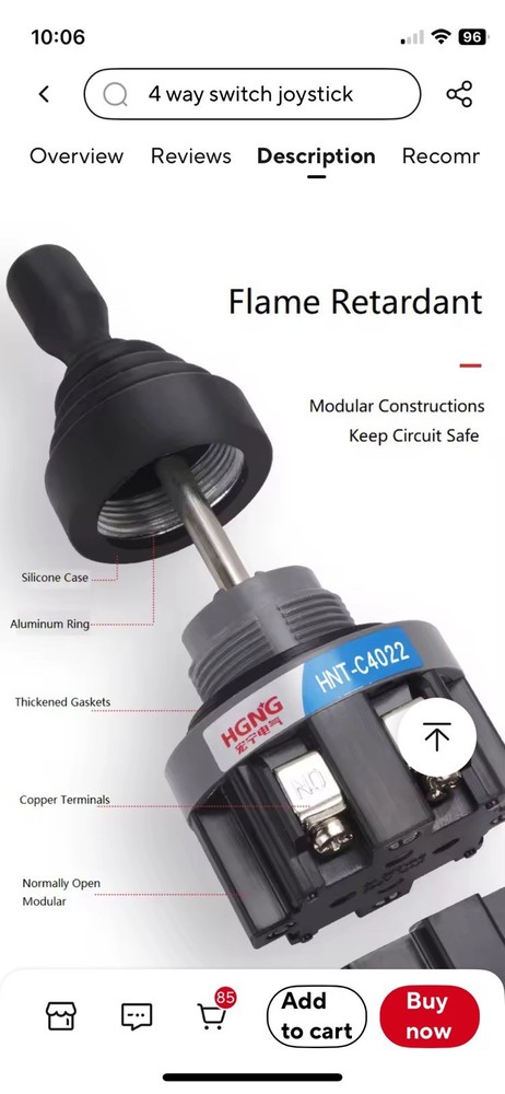 Monolever Waterproof Switch