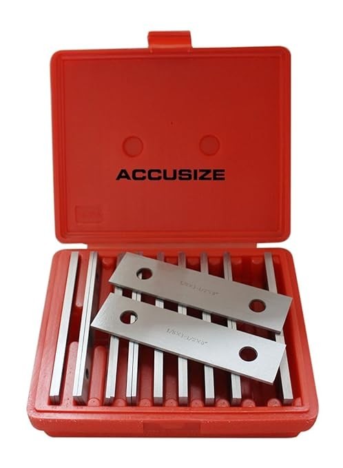 1/8'' Thickness 10 Pairs Precision Parallel Sets, 6'' Length for Machine Setup