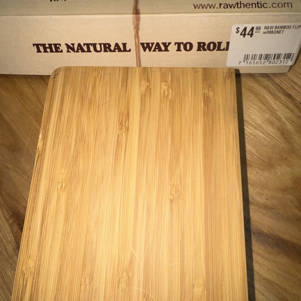 Raw Backflip Magnetic Bamboo Rolling Tray