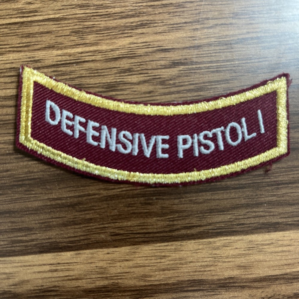 NRA Handgun Qualification Program Patch Marksmanship Award Badges