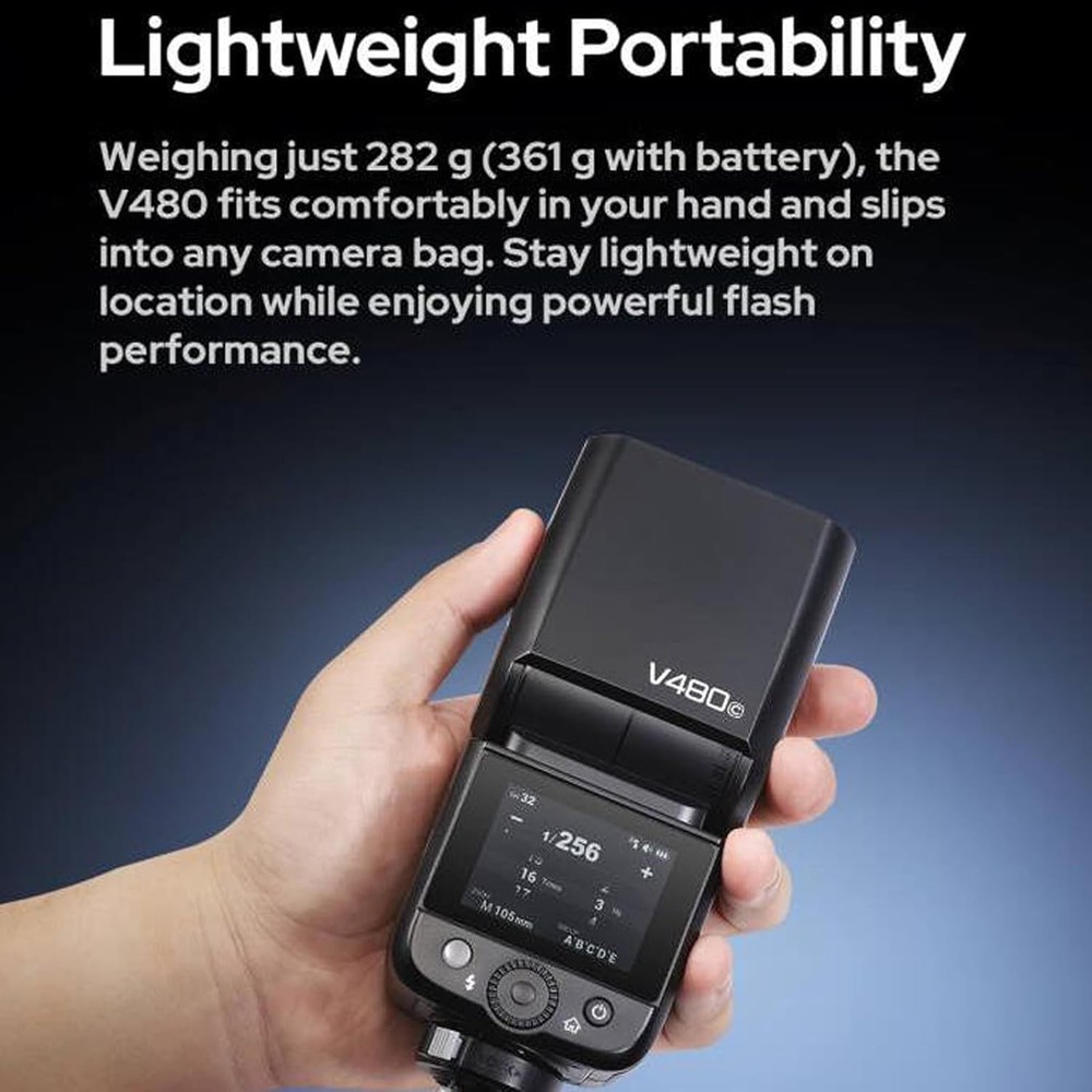 for Sony Godox V480S V480-S TTL HSS Camera Flash Light Speedlite with Diffuser