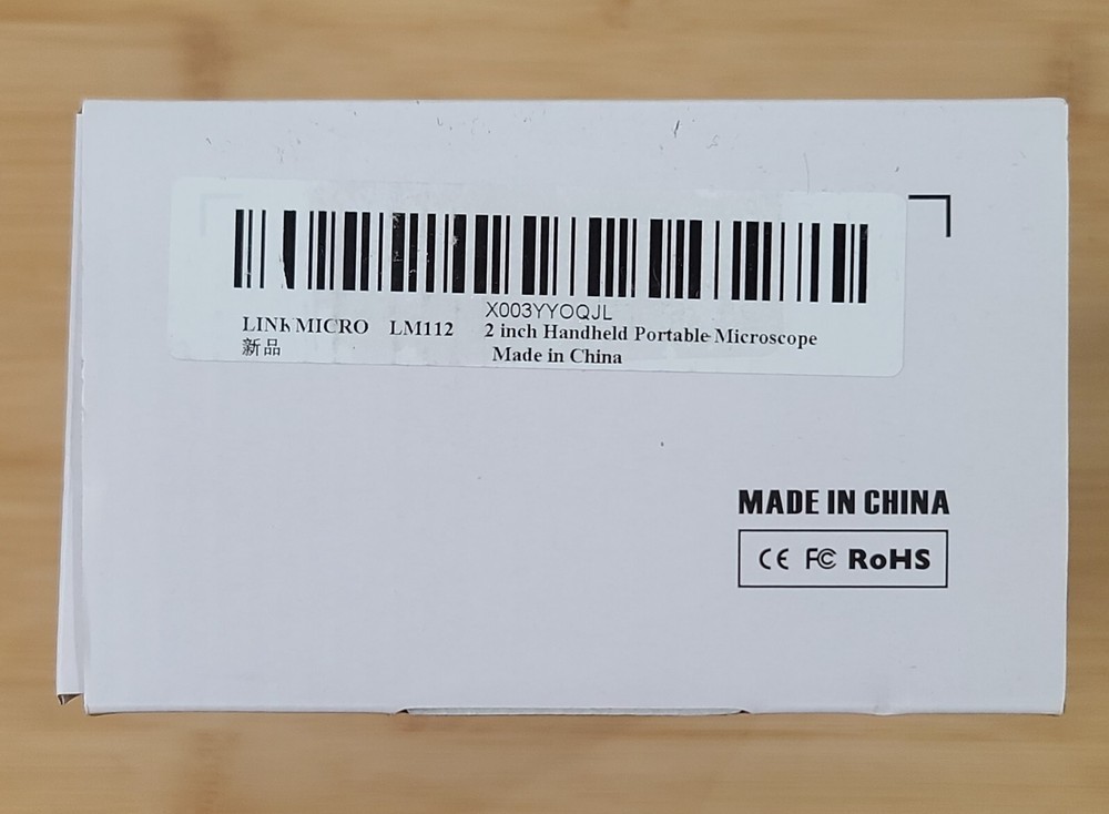 Linkmicro Portable Handheld Digital Microscope w/ 2 inch Screen, 32G SD Card