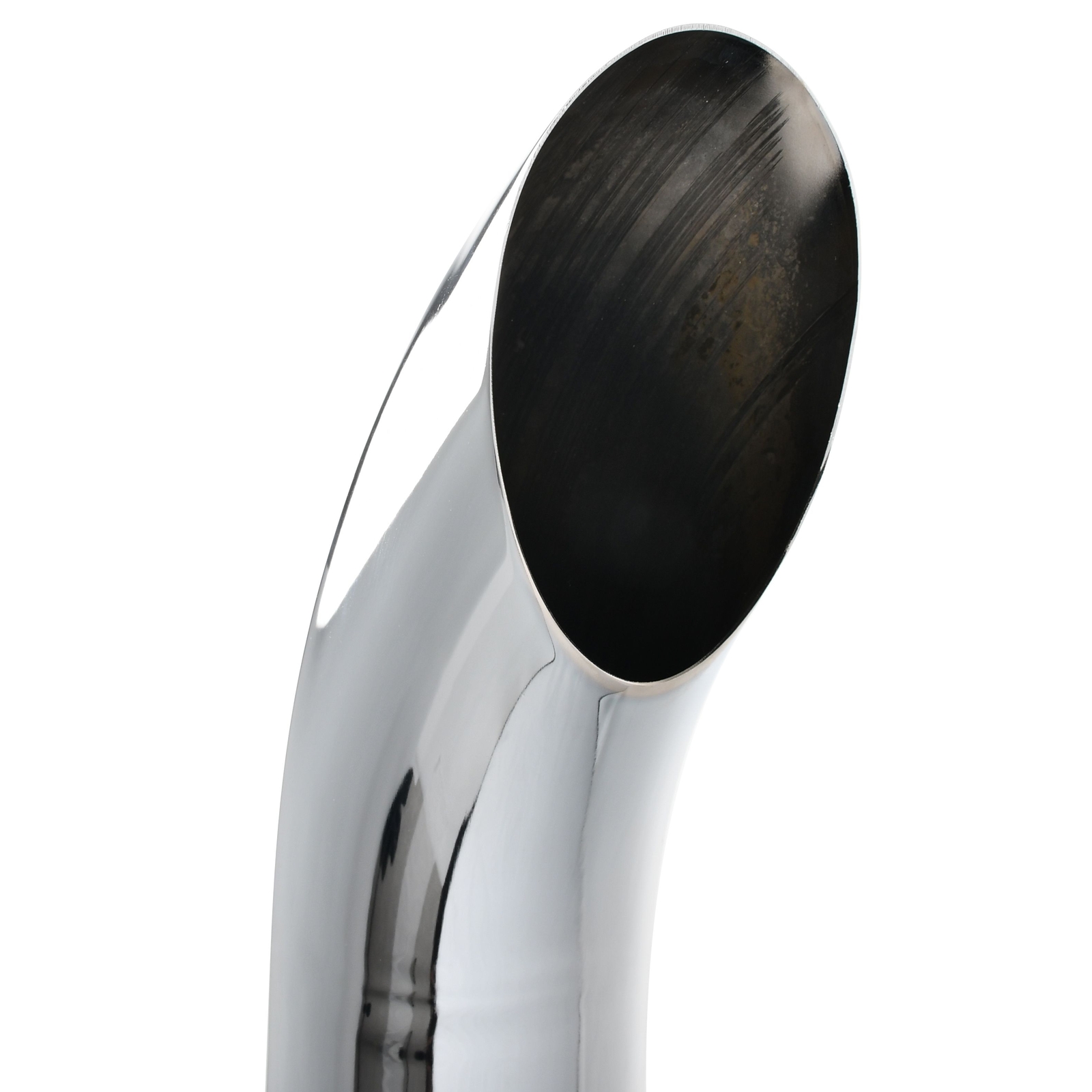 3"/4"/5" OD 36"/48"/60" Length Curved Stack Pipe Horn Exhaust Truck Tailpipe