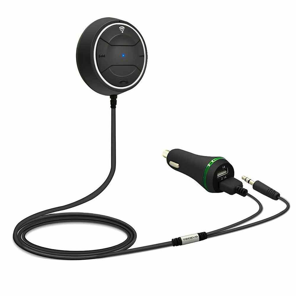 Wireless Bluetooth Car Kit Handsfree Music Receiver NFC AUX