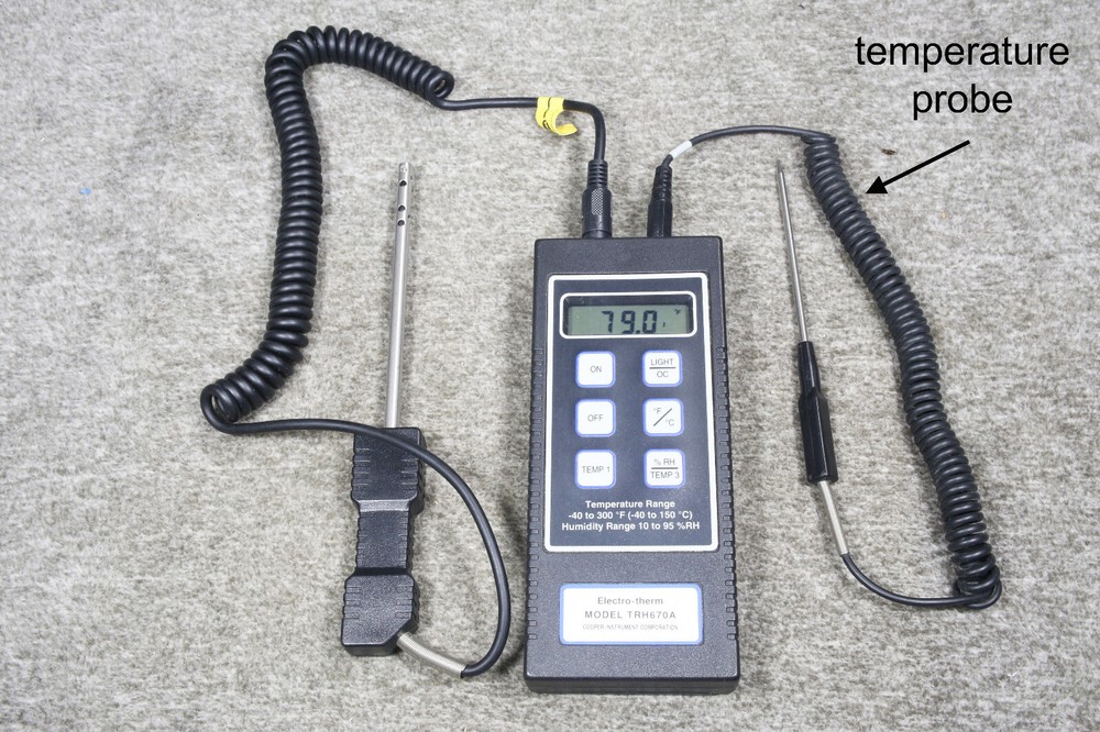 Cooper Electro Therm TRH670A Temperature & Humidity Meter