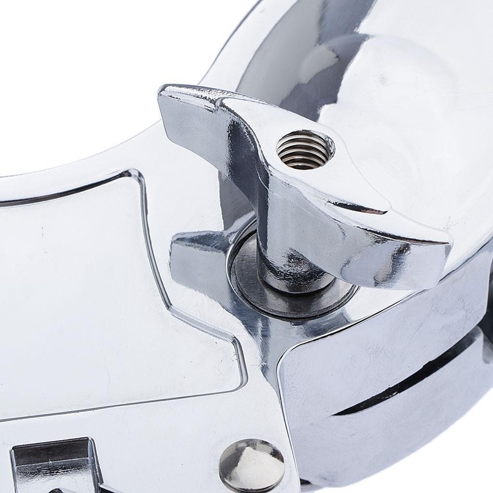 Double Tom Clamp Drum Stand Holder Mounting Hardware (Zinc