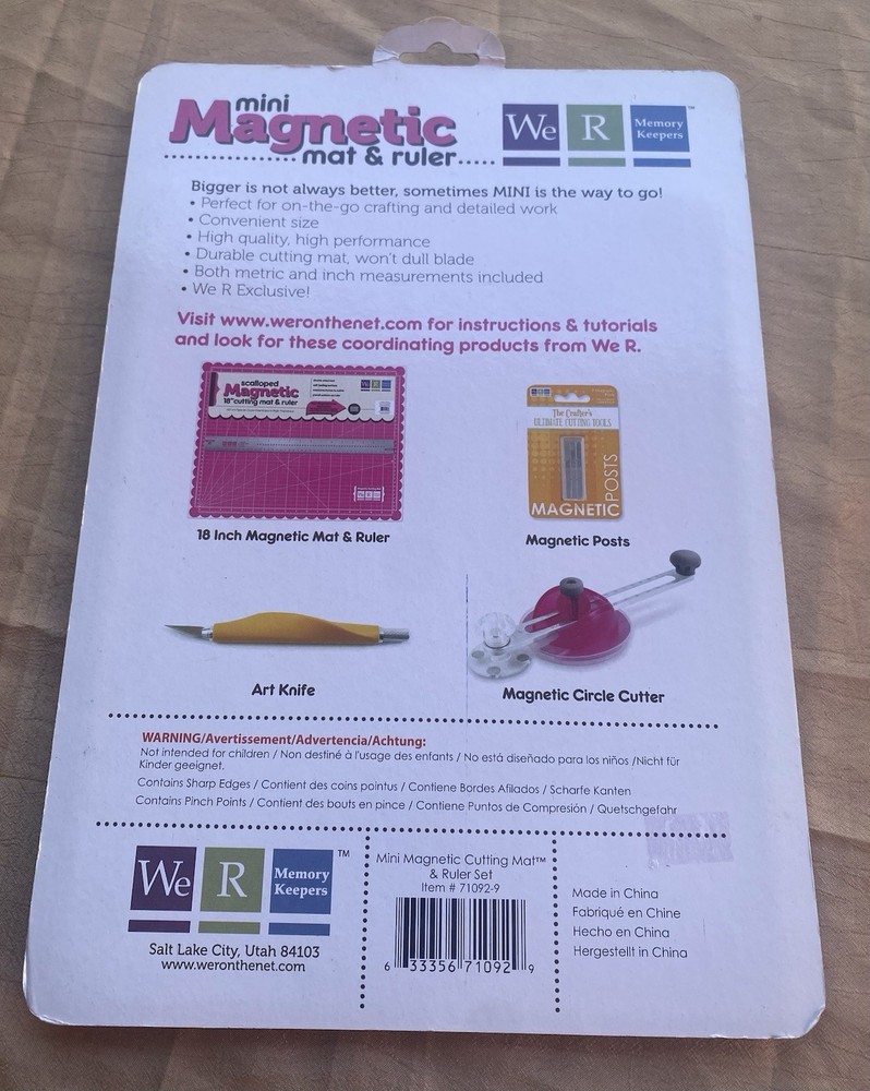 Mini Magnetic Mat & Ruler