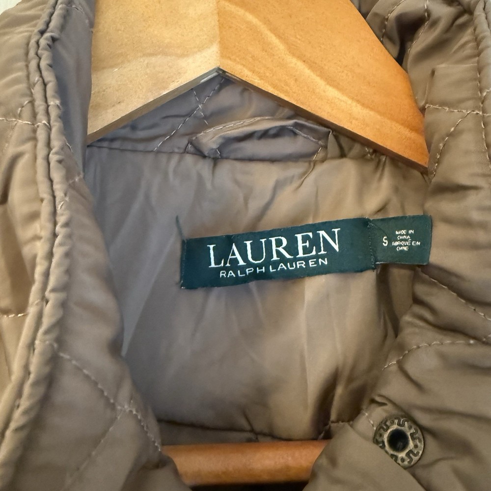 Ralph Lauren Brown Quilted Jacket Size Small