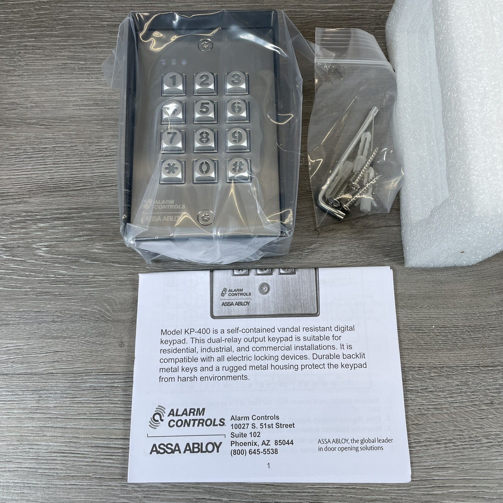 Alarm Control KP-400 Surface Mount Weather Resistant Digital Keypad