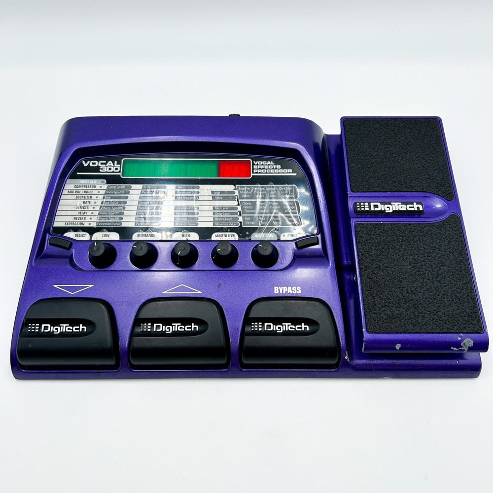 Digitech Vocal 300 Vocal Effects Pedal Good Tested Condition