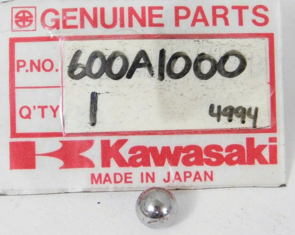 1 NOS Genuine KAWASAKI Factory 5/16" STEEL Clutch Push Rod BALL OEM 600A1000 NEW