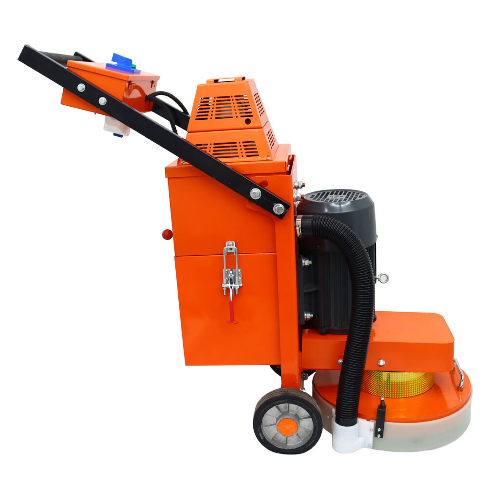 Concrete Floor Grinding Machine with Dust Box 5 Grinding Disc 220V Floor Grinder
