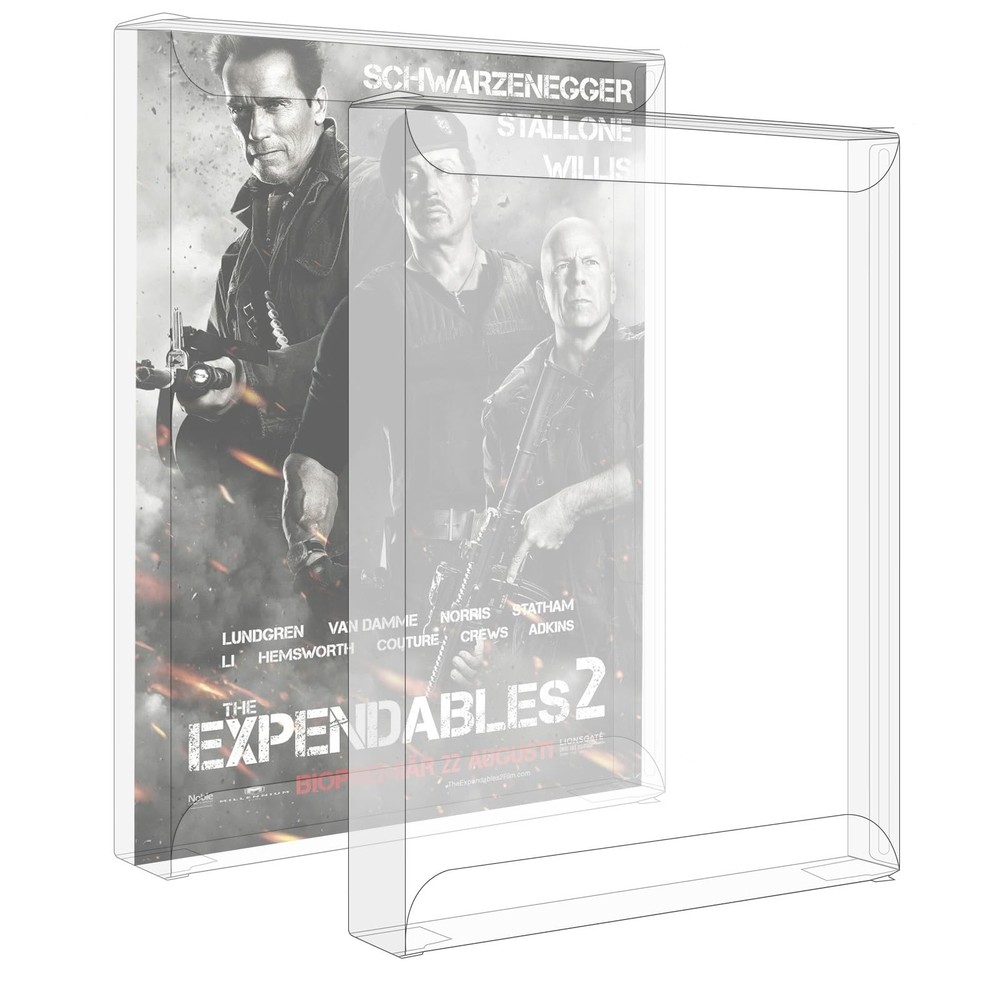 Earthtec 50 Pack Steelbook Protector Sleeves Case Replacement for Transparent