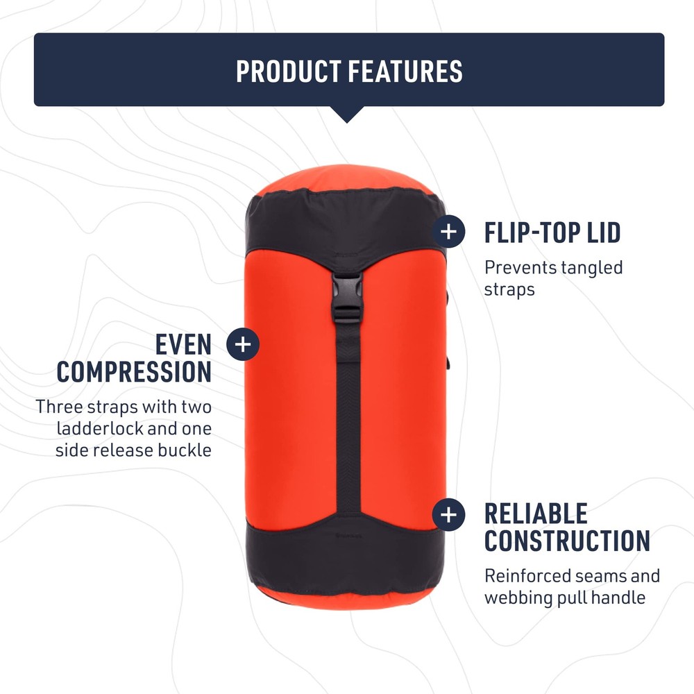 Sea to Summit Lightweight Compression Sack 20L Durable Backpacking Gear