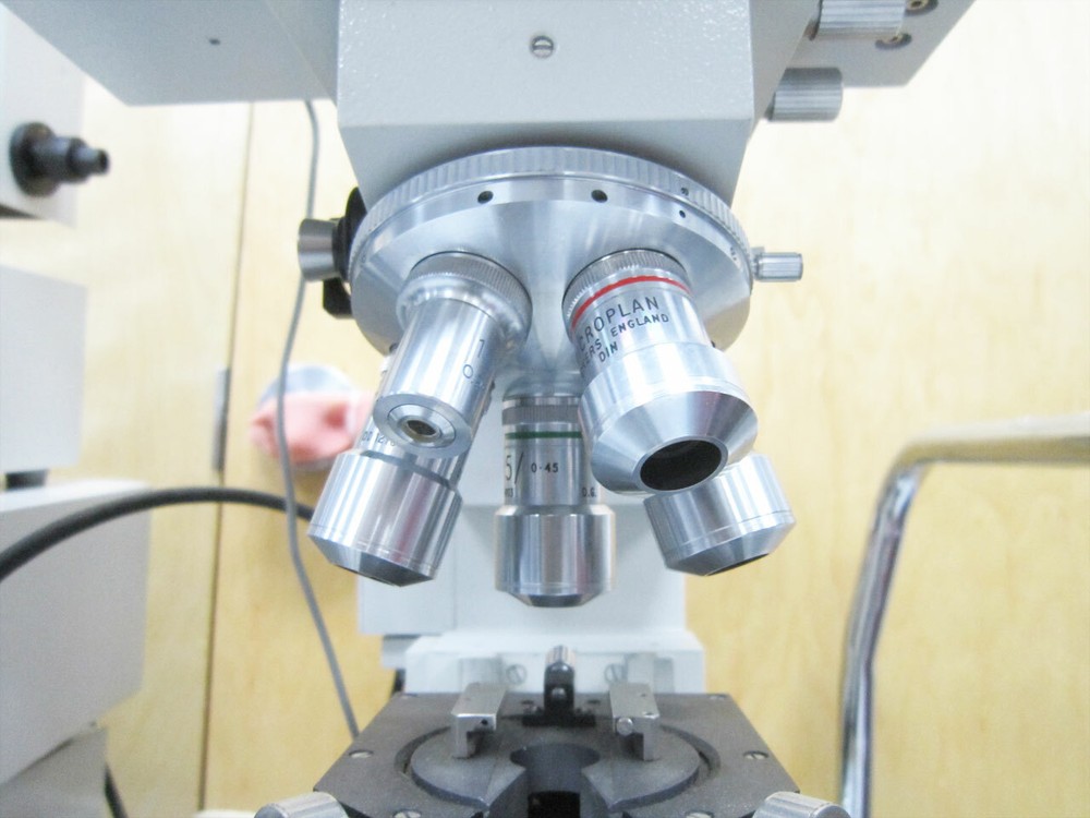 VICKERS INSTRUMENTS MICROCAM FIBRE LAUNCH ILLUMINATOR MICROSCOPE