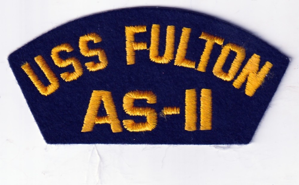 USN US Navy USS Fulton AS-11 (1940-1991)  patch
