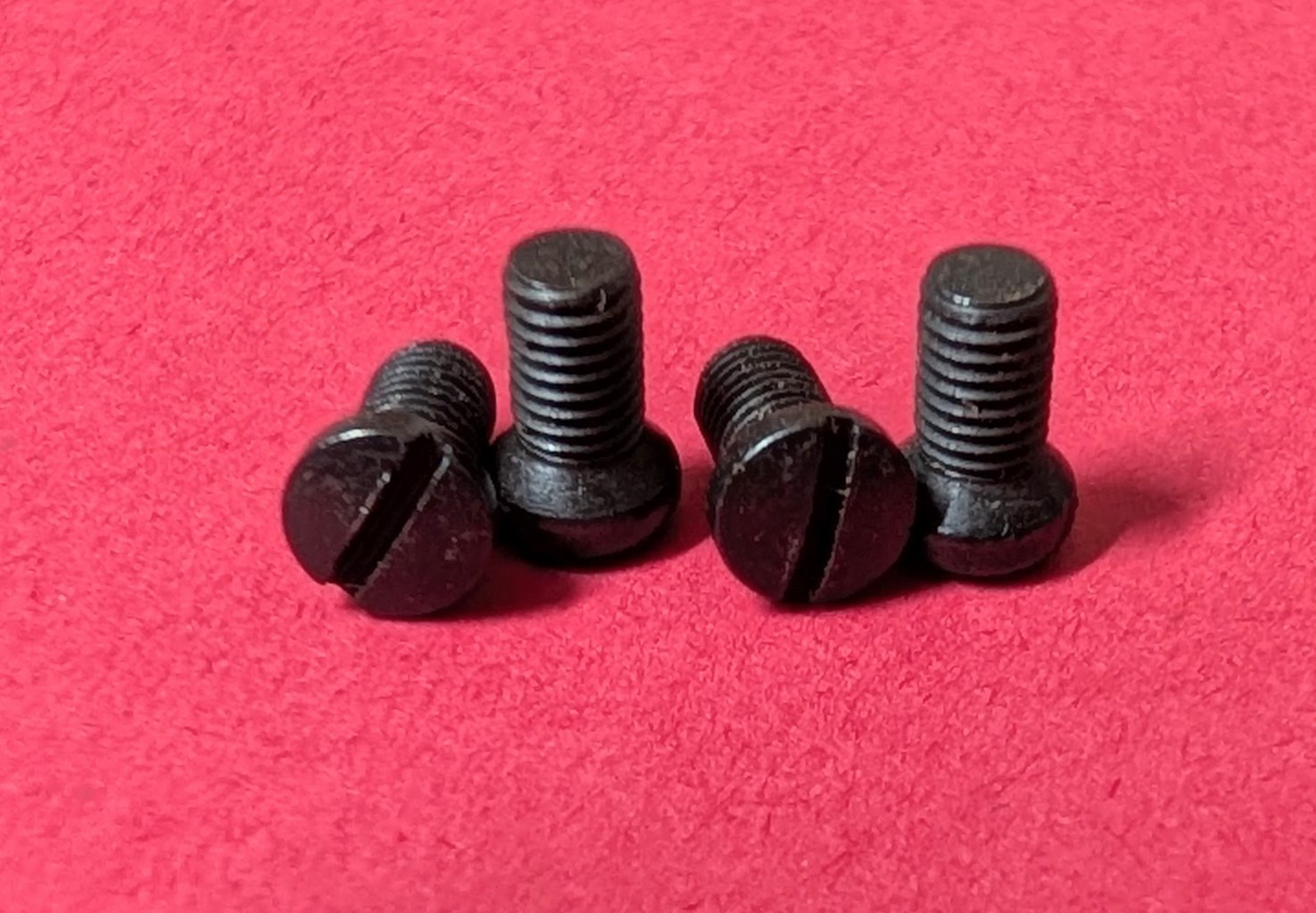 Scope Screws Blued Slotted New Weaver Style Oval Head 6-48 X 1/4"-4ea. #93101-60