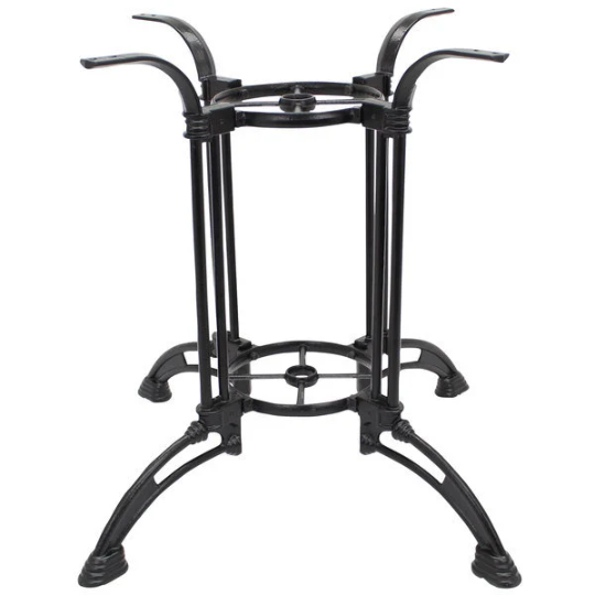 Farm Rustic Cast Iron Table Base with 24 Round Base in 29" Standard Height
