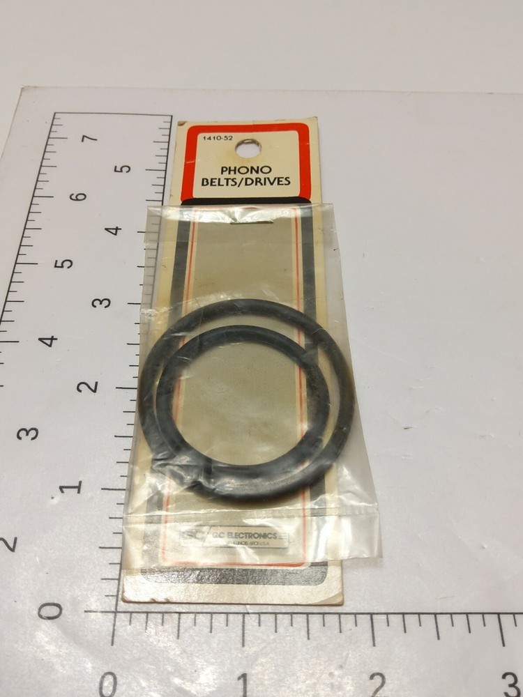 GC ELECTRONICS 1410-52 PHONO BELTS (NOS)