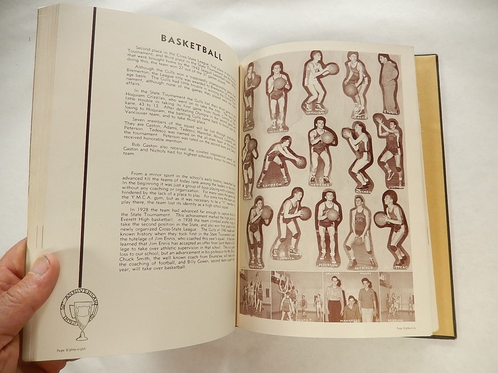 Yearbook, Everett High School, Everett Washington, 1942, Nesika