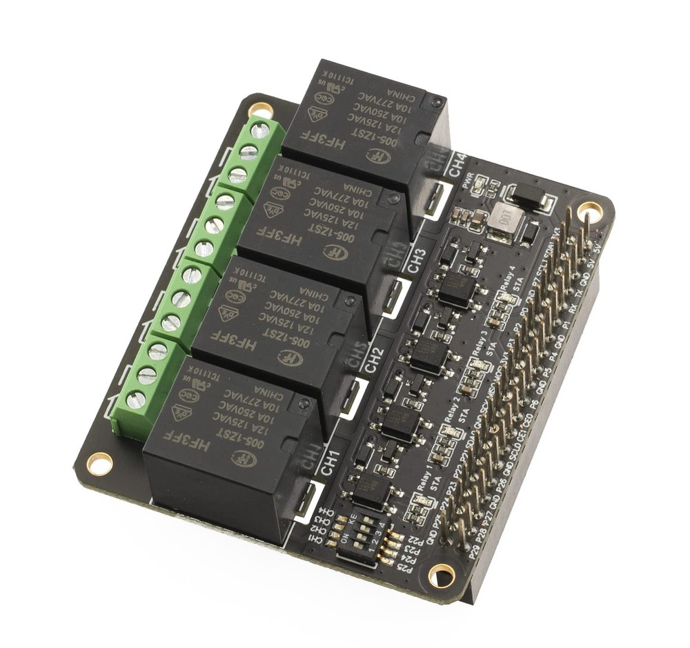 4-CH Relay for Raspberry Pi Zero Zero W Zero WH 2B 3B 3B+ 4B Power Relay Expa...