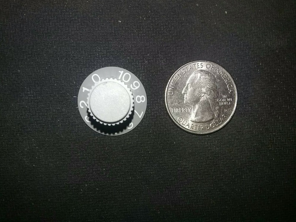 Vintage electronics control knob 1/4 "shaft   Plastic Body