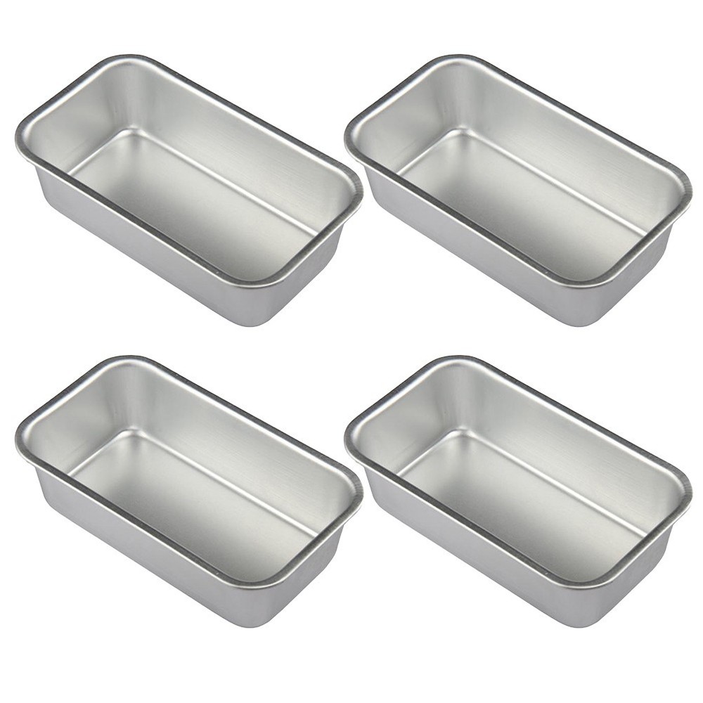 4pcs Household Baking Tray Nonstick for Cake and Bread Baking