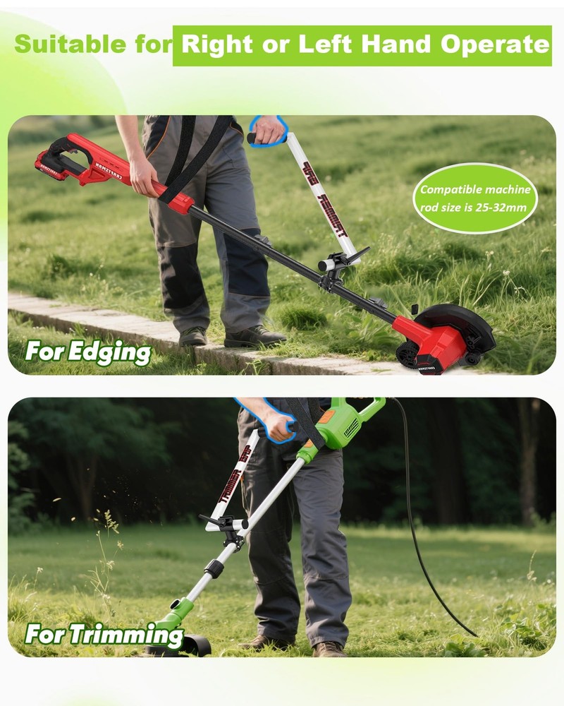 NFie Upgraded Weed Eater Handle, String Trimmer Handle Extension Back Saver, ...