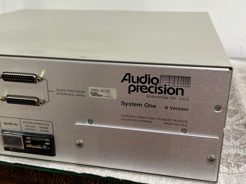 Audio Precision SYSTEM ONE A Version