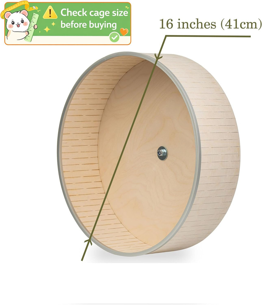 16" Silent Chinchilla Exercise Wheel