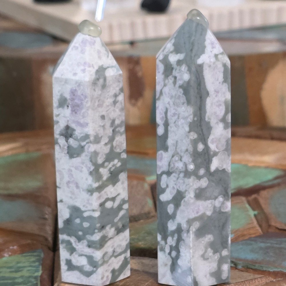 Peace Jade Towers- Calming Colors and Lovely Patterns!