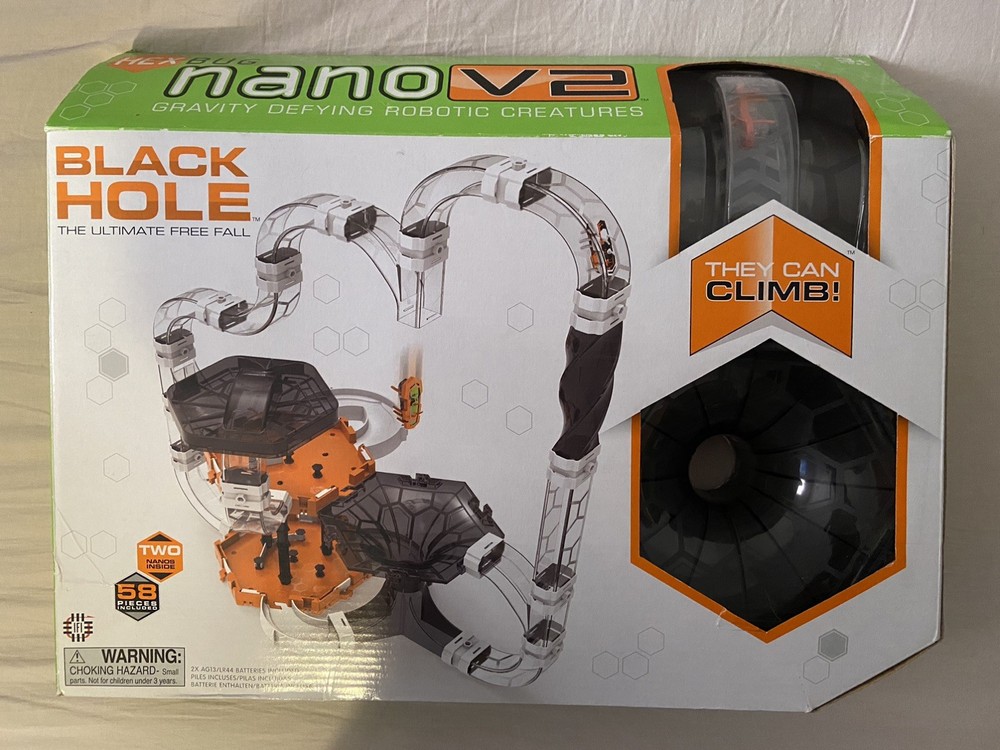 HEXBUG NANO V2 BLACK HOLE GRAVITY DEFYING ROBOTIC CREATURES ULTIMATE FREE FALL