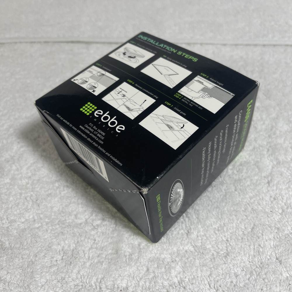 EBBE E4400 DRAIN RISER - BLACK -- Open Box