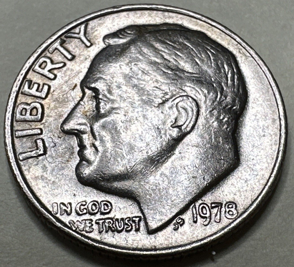 1978-P DIME ROOSEVELT 10C 7794N