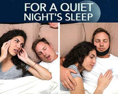 SleepEZzzz SNORING SOLUTION CHIN STRAP Dr Recommended/Safe/Effective/Comfortable