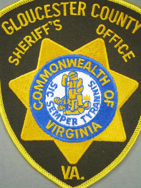 713 Virginia GLOUCESTER COUNTY SHERIFF'S OFFICE Patch