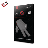 Cuetec AXIS Pool/Billiards Gray Glove; Left Bridge Hand, Large