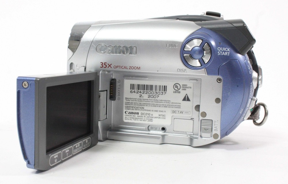 Canon DVD DC210 Camcorder