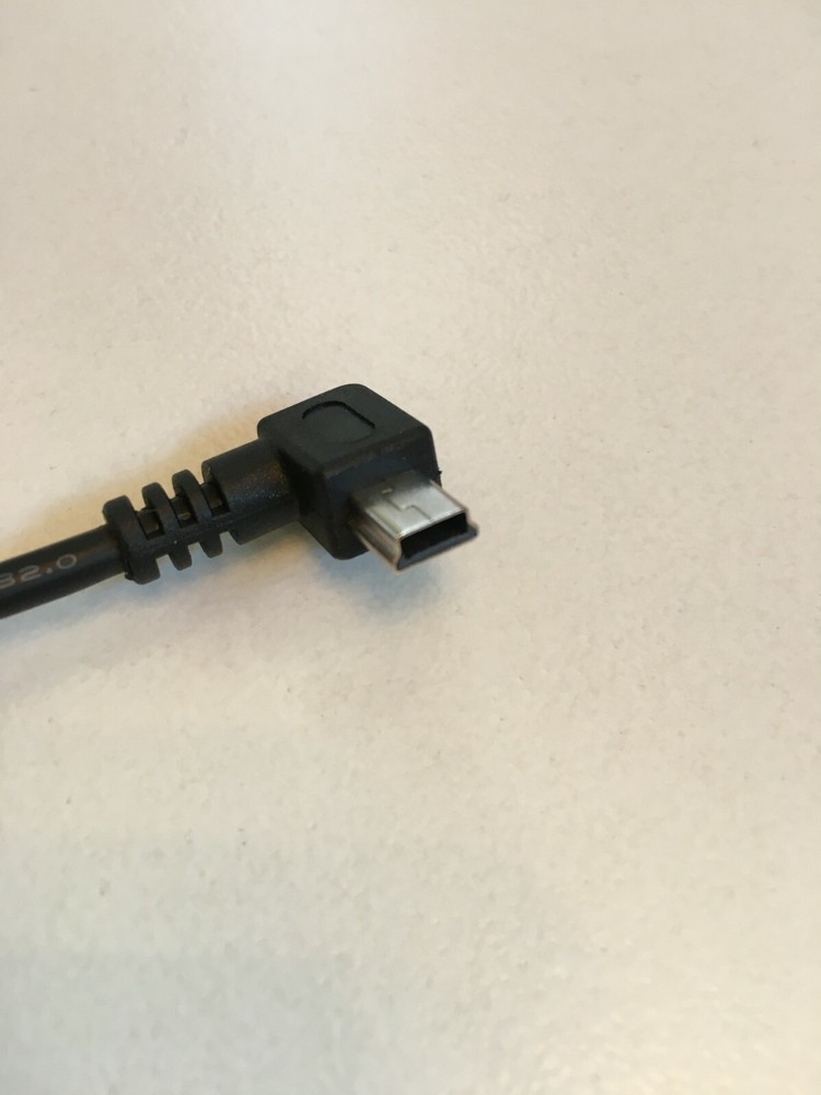 NEW DASH CAM POWER LEAD MINI USB CHARGING CABLE 3.5M UNIVERSAL - Right Angle