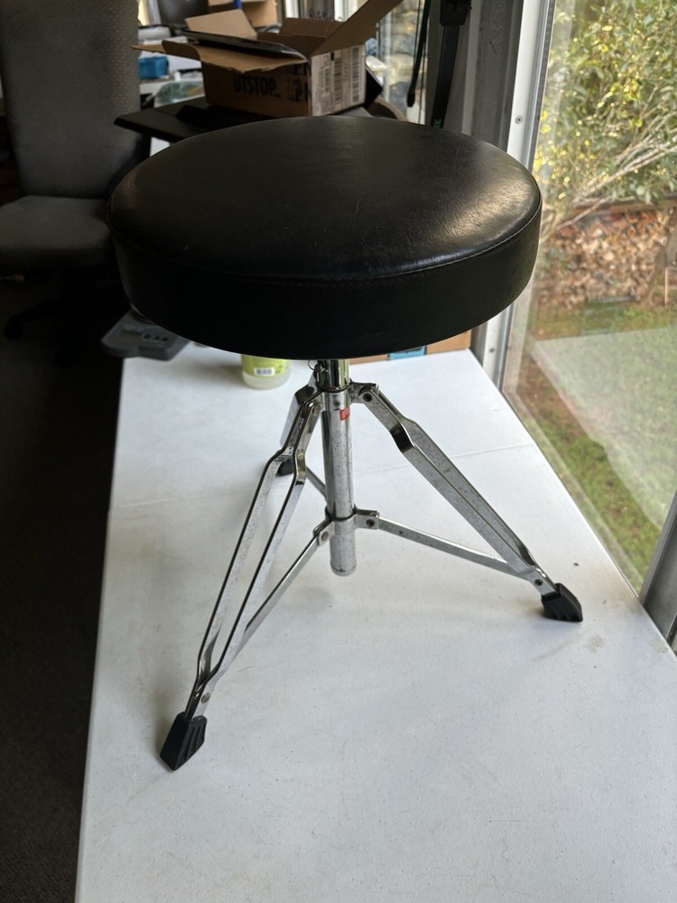 Percussion Plus Collapsible Folding Drum Padded Seat Stool Throne