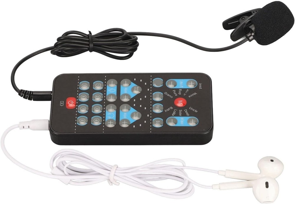 Voice Changer, Handheld Multifunctional Sound Changer Device, 8 Sound...