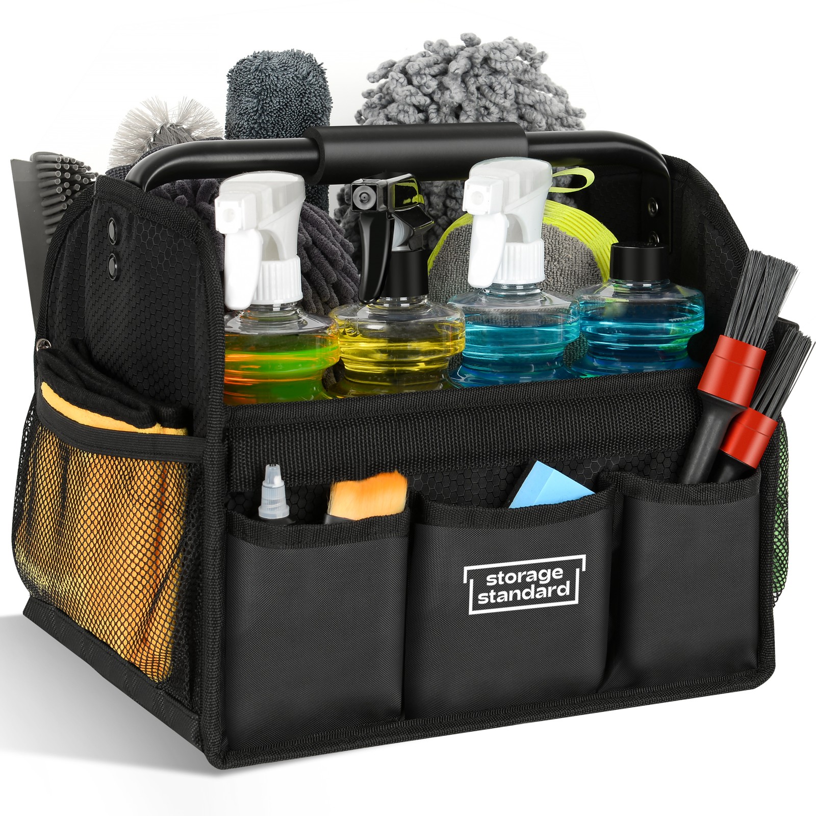 Detailing Caddy Organizer with Handle - Storage, Cars, & Cleaning Caddy