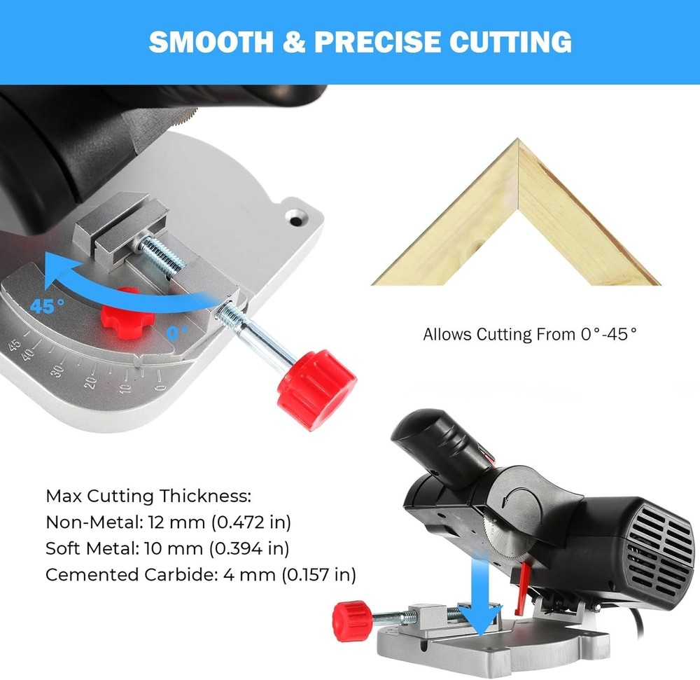 Benchtop Cut-Off Chop Saw - Adjustable Angles