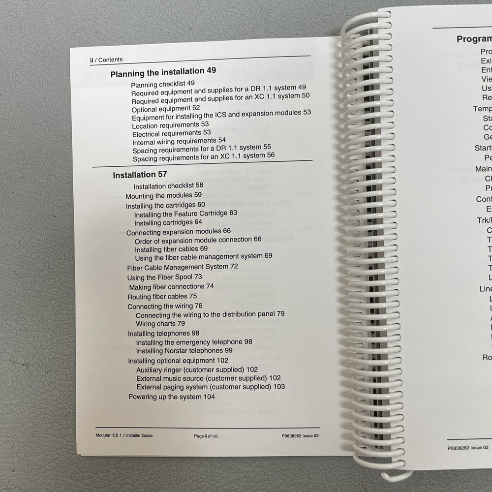 Norstar Plus Modular ICS 1.1 Installer Guide
