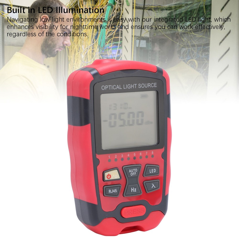 Fiber Optic Stable Light Source Single Mode 1310 1550nm Optical Light Source