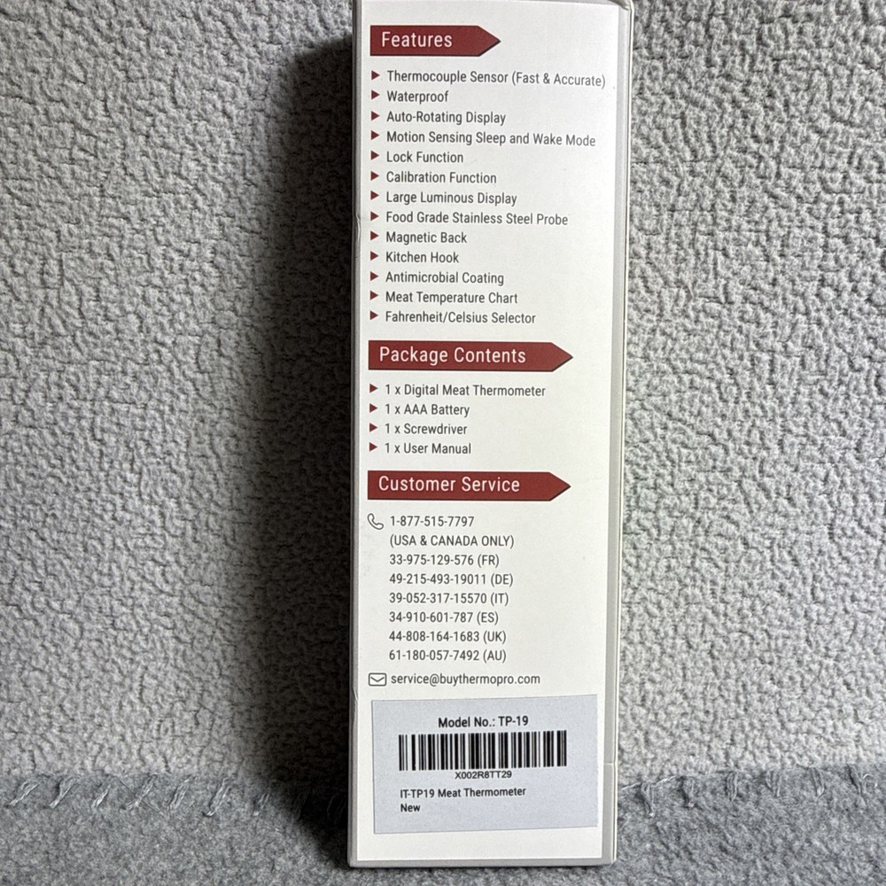 ThermoPro TP-19 Digital Read Meat Cooking Thermometer