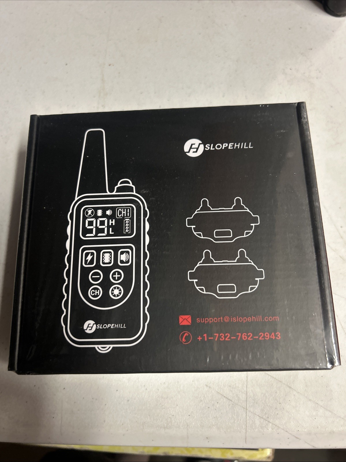 Slopehill Dog Training Collar 3 Modes IP68 Waterproof Model #880 new box Sealed