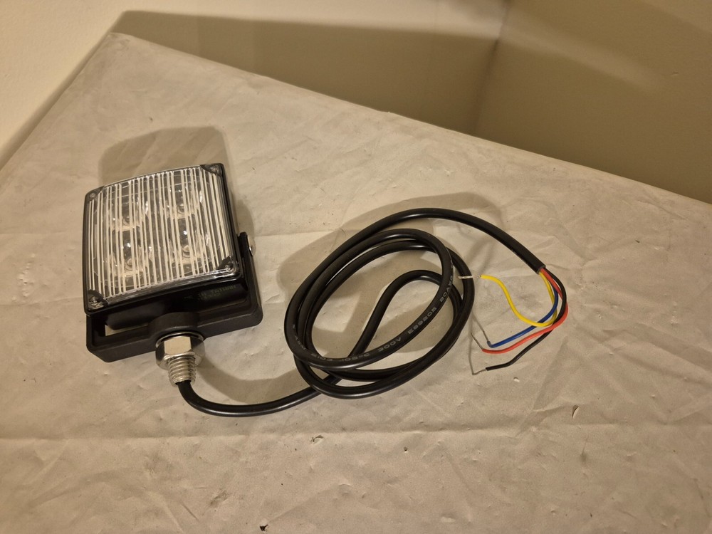 ECCO Directional Blue LED Strobe Light VigiLED II w/ Mount Bracket ED0001B